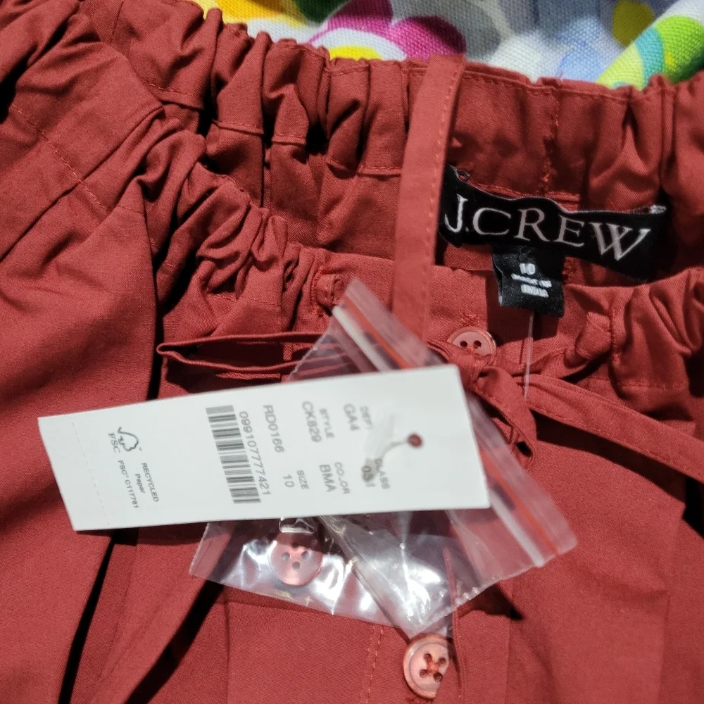 J. Crew cinched waist